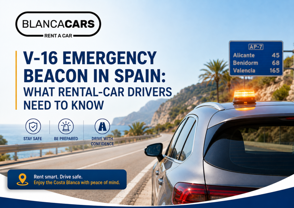 Emergency light in Spain